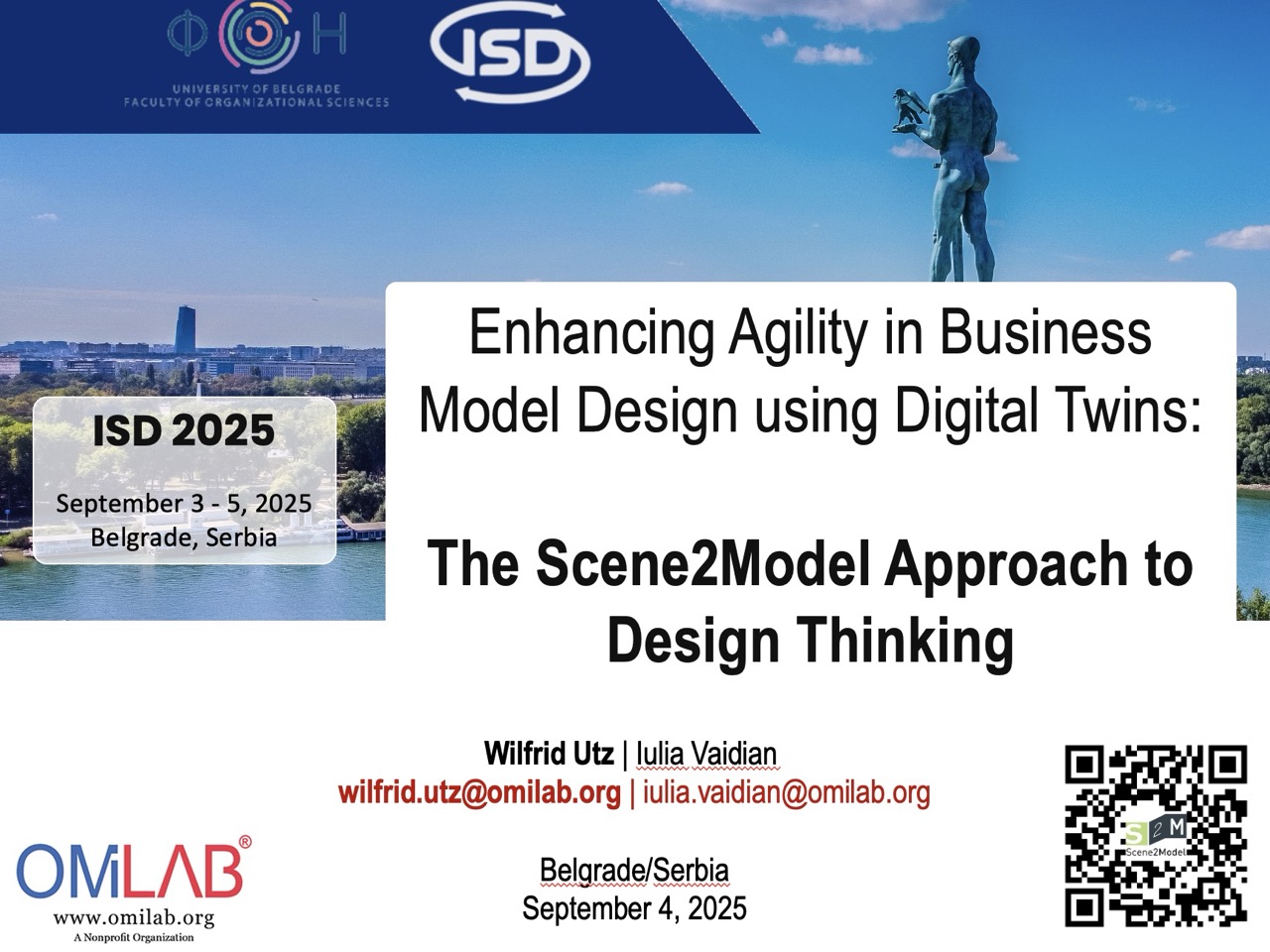 Enhancing Agility in Business Model Design using Digital Twins: The Scene2Model Approach to Design Thinking @ ISD 2025